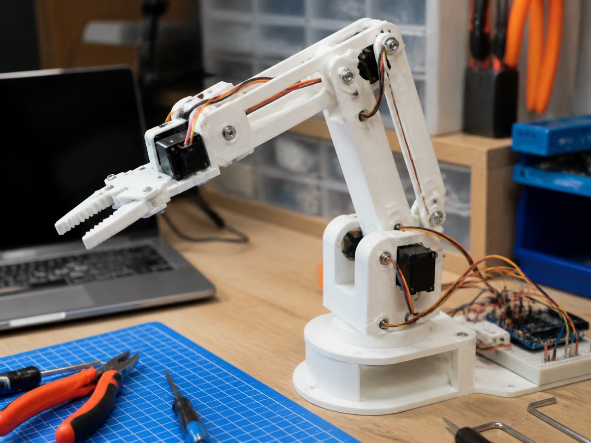 Imagem do projeto Braco robotico impresso em 3D